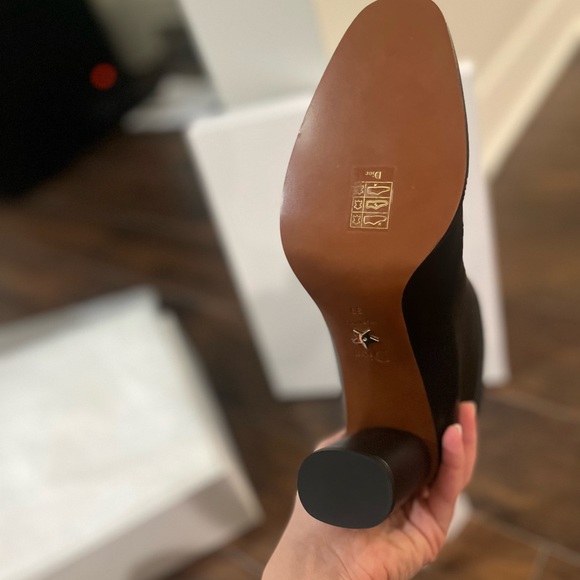 Dior Empreinte Heeled Ankle Boot Black Calfskin - Size 39 - Picture 7 of 10